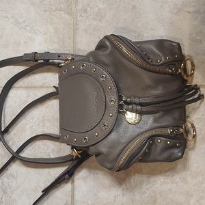 🖤 See By Chloe brown small leather Olga backpack